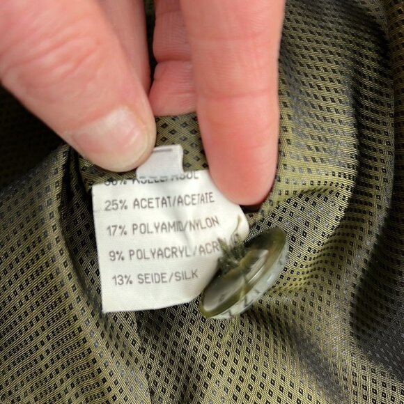 Tuzzi Green Geometric Long Blazer - Picture 4 of 10